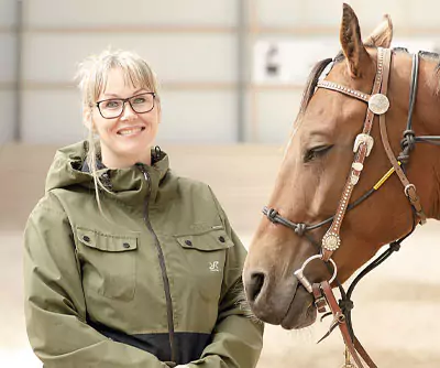 Hestetræner og hestetræning ved Tina Andersen